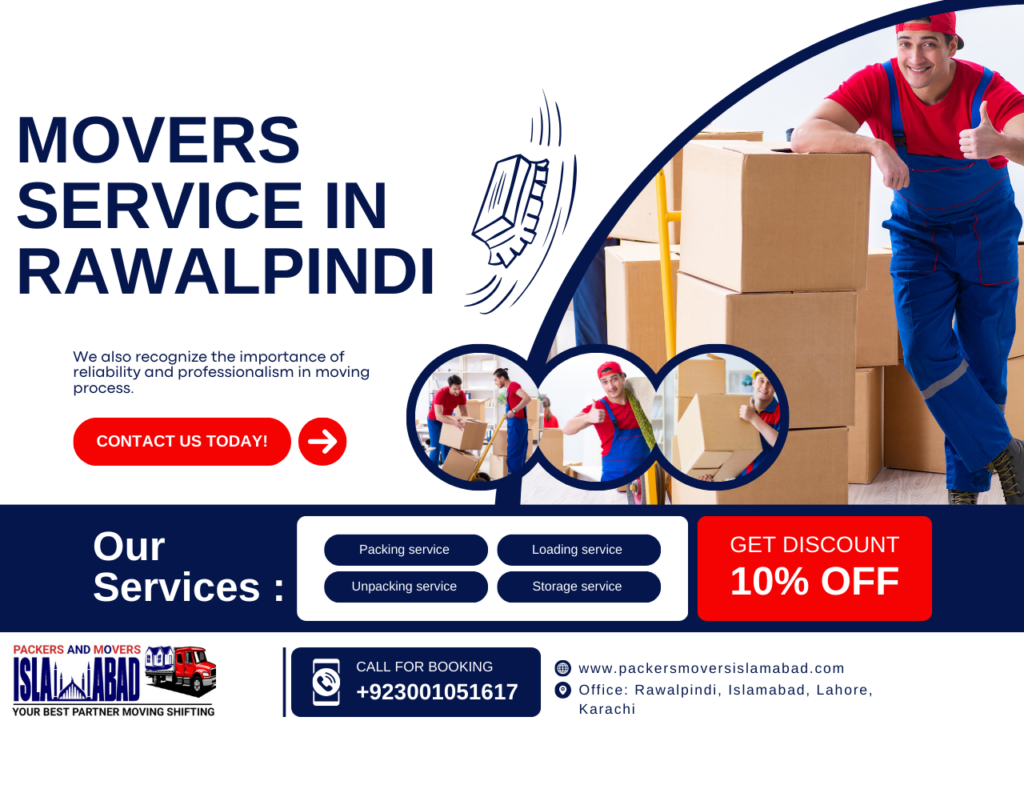 We are No1 Packers and Movers in Rawalpindi